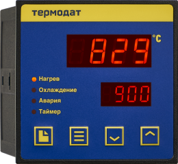 Одноканальный ПИД-регулятор температуры, аварийный сигнализатор Термодат-10К7-А
