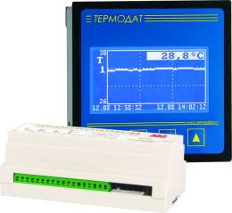 Регулятор температуры по программе с графическим 3,5" дисплеем Термодат-25Е5