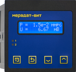 Тепловой вакуумметр с графическим алфавитно-цифровым дисплеем Мерадат-ВИТ14Т3