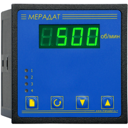 Прибор для измерения и регулирования частоты вращения валов Мерадат-М12ТХД1 