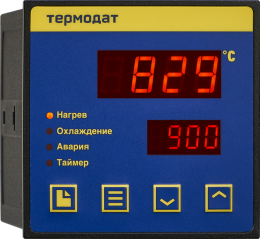 ПИД-регулятор температуры со светодиодными индикаторами Термодат-10К6 (снят с производства)