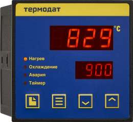 Одноканальный ПИД-регулятор температуры и аварийный сигнализатор Термодат-12К6-А