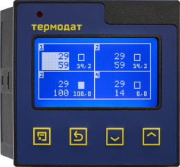 Двух и четырехканальный регулятор температуры по программе Термодат-17Е6 (снят с производства)